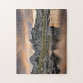 Sonnenuntergang in Pyramid See Puzzle (Vertikal)