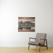 Sonnenuntergang in Pyramid See Wandteppich (Beispiel (Horizontal))