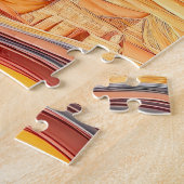 Sonnenuntergang in Pyramiden und Sphinx Puzzle (Seite)