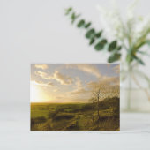 Sonnenuntergang in Red Hill Postkarte (Stehend Vorderseite)