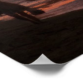 Sonnenuntergang in Rincon, Puerto Rico Poster (Ecke)