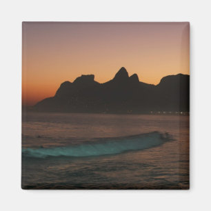 "Sonnenuntergang in Rio de Janeiro" Magnet