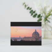 Sonnenuntergang in Rom Postkarte (Stehend Vorderseite)