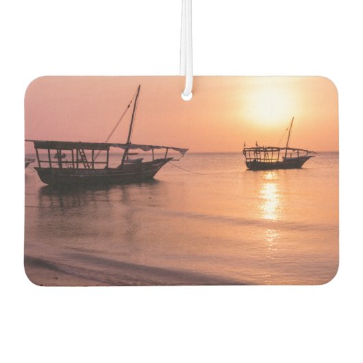 Sonnenuntergang in Sansibar Autolufterfrischer (Vorderseite)