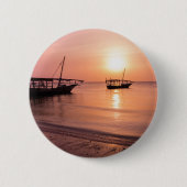 Sonnenuntergang in Sansibar Button (Vorderseite)