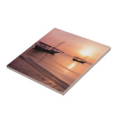 Sonnenuntergang in Sansibar Fliese (Seite)