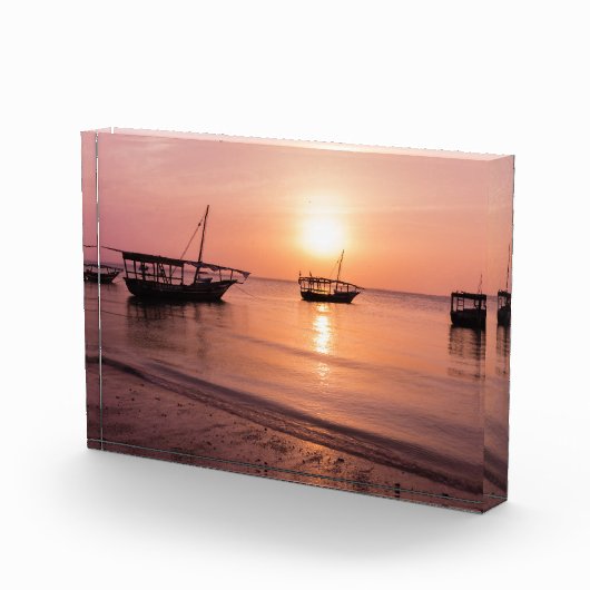 Sonnenuntergang in Sansibar Fotoblock (Rechts)