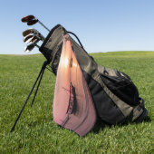 Sonnenuntergang in Sansibar Golfhandtuch (Gras)