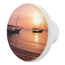 Sonnenuntergang in Sansibar Keramikknauf