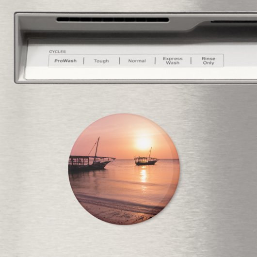Sonnenuntergang in Sansibar Magnet (In Situ (Geschirrspüler))