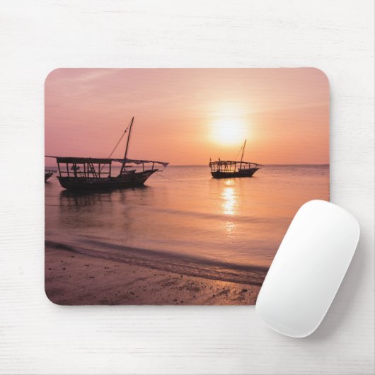 Sonnenuntergang in Sansibar Mousepad (Mit Mouse)