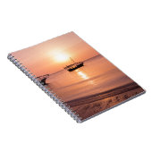 Sonnenuntergang in Sansibar Notizblock (Rechte Seite)