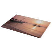 Sonnenuntergang in Sansibar Schneidebrett (Ecke)