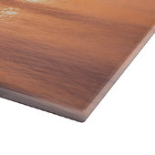 Sonnenuntergang in Sansibar Schneidebrett (Ecke)