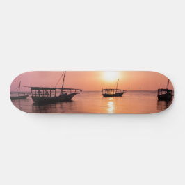 Sonnenuntergang in Sansibar Skateboard