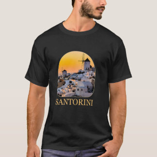 Sonnenuntergang in Santorini T-Shirt