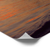 Sonnenuntergang in South Haven Poster (Ecke)