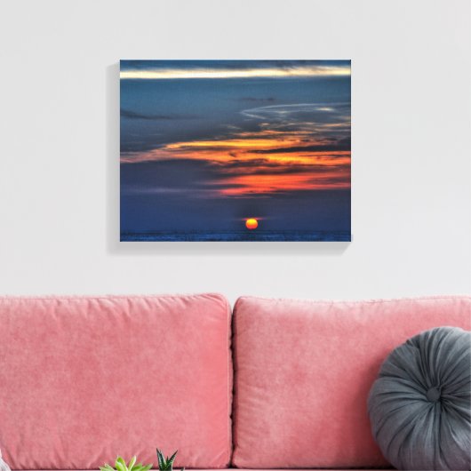 Sonnenuntergang in St. Petersburg Beach, Florida Leinwanddruck (Insitu (Wohnzimmer))