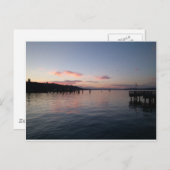 Sonnenuntergang in Tacoma Postkarte (Vorne/Hinten)