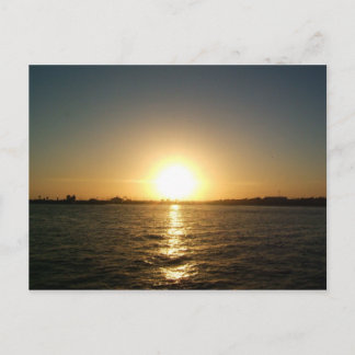 Sonnenuntergang in Tampa florida Postkarte