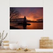 Sonnenuntergang in Tarrytown Poster (Küche)