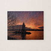 Sonnenuntergang in Tarrytown Poster Puzzle (Horizontal)