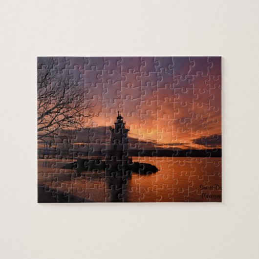 Sonnenuntergang in Tarrytown Poster Puzzle (Horizontal)