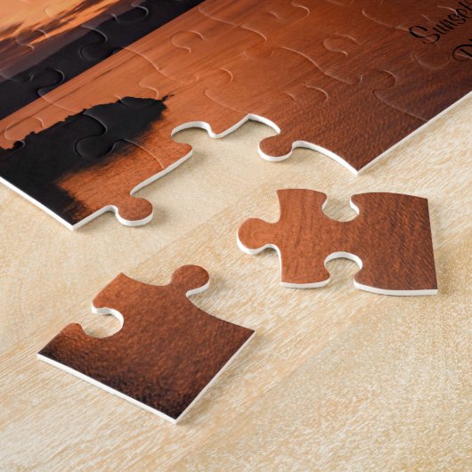 Sonnenuntergang in Tarrytown Poster Puzzle (Seite)