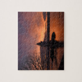 Sonnenuntergang in Tarrytown Poster Puzzle