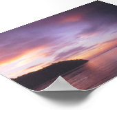 Sonnenuntergang in Thailand Poster (Ecke)