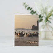 Sonnenuntergang in Thailand Postkarte (Stehend Vorderseite)