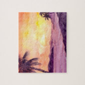 Sonnenuntergang in Tropen von Farida Greenfield Puzzle (Vertikal)