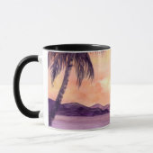 Sonnenuntergang in Tropen von Farida Greenfield Tasse (Links)