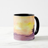 Sonnenuntergang in Tropen von Farida Greenfield Tasse (VorderseiteRechts)