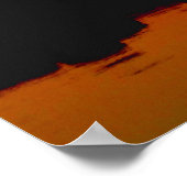 Sonnenuntergang in Vatikanstadt Poster (Ecke)