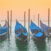 Sonnenuntergang in Venedig Aufkleber (Vorderseite)