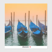 Sonnenuntergang in Venedig Aufkleber (Blatt)