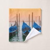 Sonnenuntergang in Venedig Badhandtuch Set (Waschlappen)
