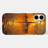 Sonnenuntergang in Venedig Case-Mate iPhone Hülle (Rückseite (Horizontal))