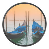 Sonnenuntergang in Venedig Eishockey Puck (Vorderseite)