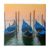 Sonnenuntergang in Venedig Fliese (Vorderseite)