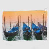 Sonnenuntergang in Venedig Golfhandtuch (Horizontal)