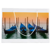 Sonnenuntergang in Venedig Große Geschenktüte (Rückseite)