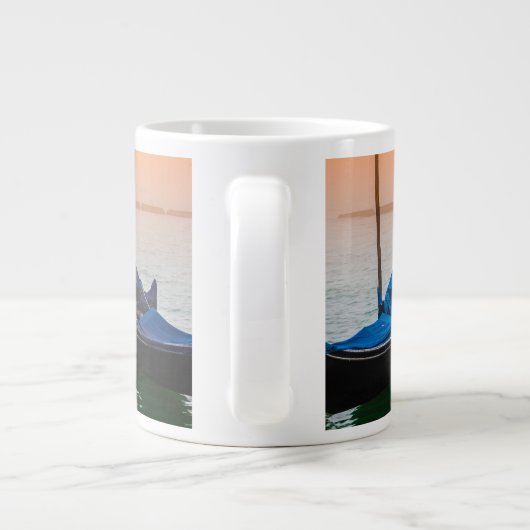 Sonnenuntergang in Venedig Jumbo-Tasse (Rückseite)