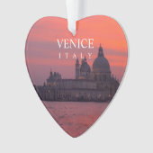 Sonnenuntergang in Venedig Ornament (Vorderseite)