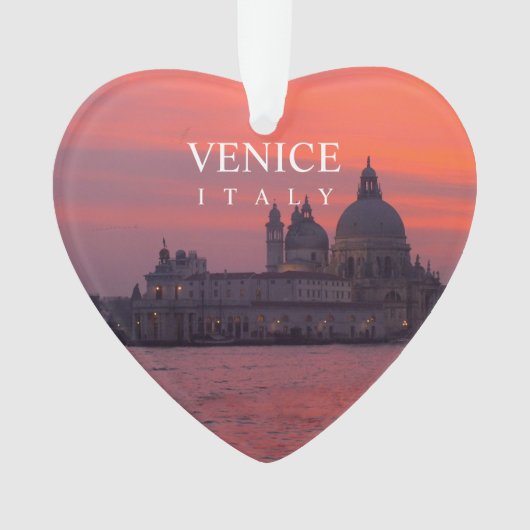 Sonnenuntergang in Venedig Ornament (Vorderseite)