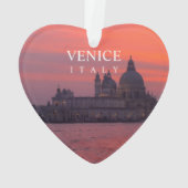 Sonnenuntergang in Venedig Ornament (Rückseite)