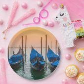 Sonnenuntergang in Venedig Pappteller (Party)