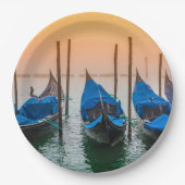 Sonnenuntergang in Venedig Pappteller (Vorderseite)