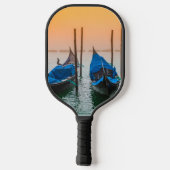Sonnenuntergang in Venedig Pickleball Schläger (Rückseite)